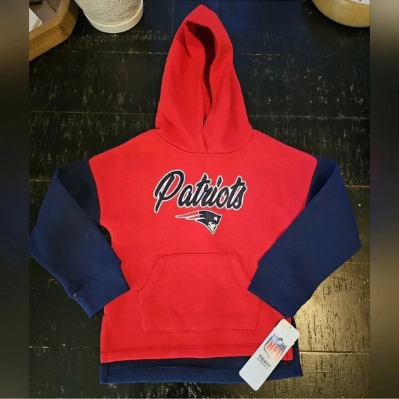 NFL New England Patriots Kids Hoodie New With Tags - Picture 1 of 5